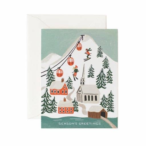 Holiday Snow Scene Card