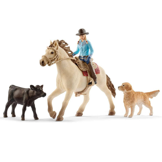 Western Riding Horse Playset