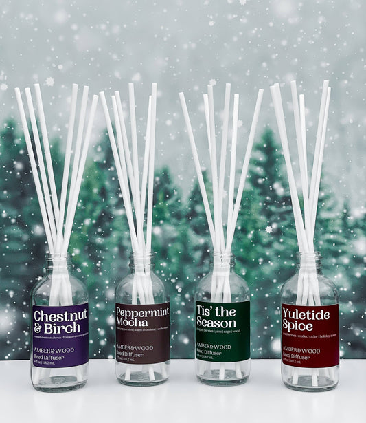 Holiday Reed Diffusers: Peppermint Mocha