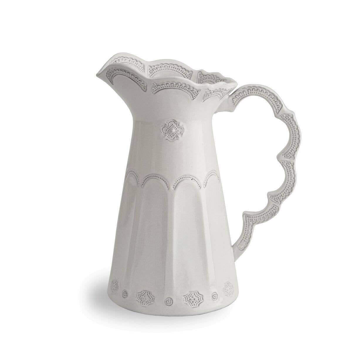 Merletto Antique Scalloped Pitcher