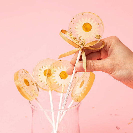 Daisy and Gold Lollipops, Mandarin Orange