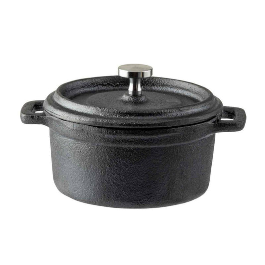 8 oz Cocotte with Lid, Cast Iron