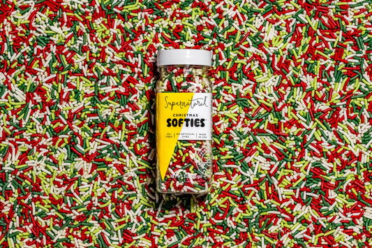 Dye-Free Christmas Softies Sprinkles, 3oz