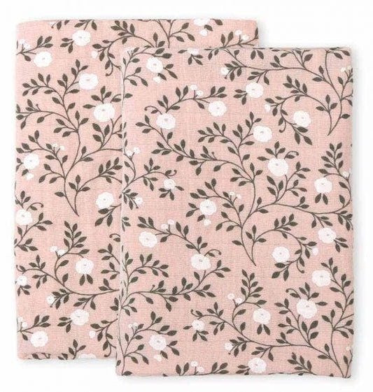 Swaddles / Muslin cloth set of 2: blossom - dusty pink